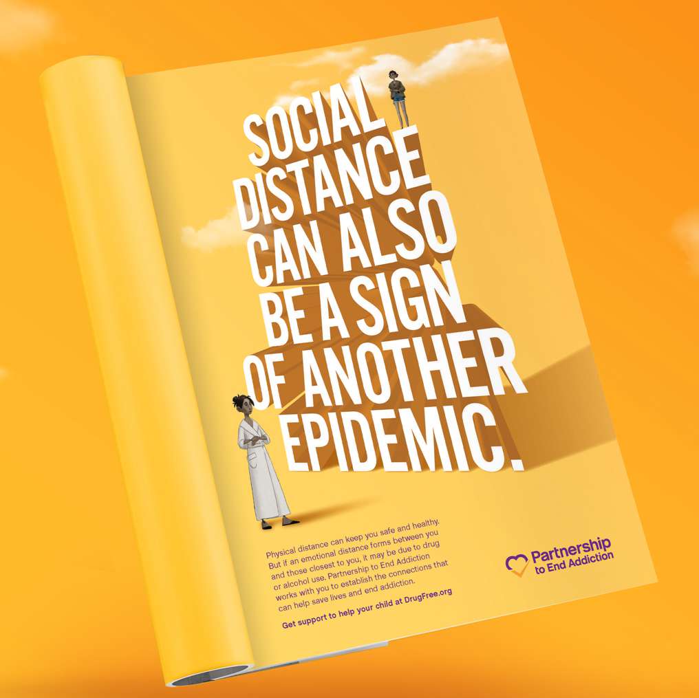 Social Distance Can Also Be a Sign of Another Epidemic — magazine ad placement