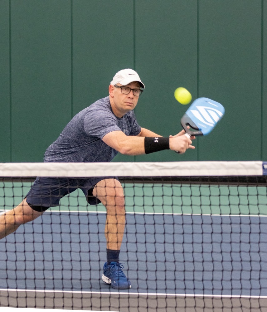 Pickleball in action